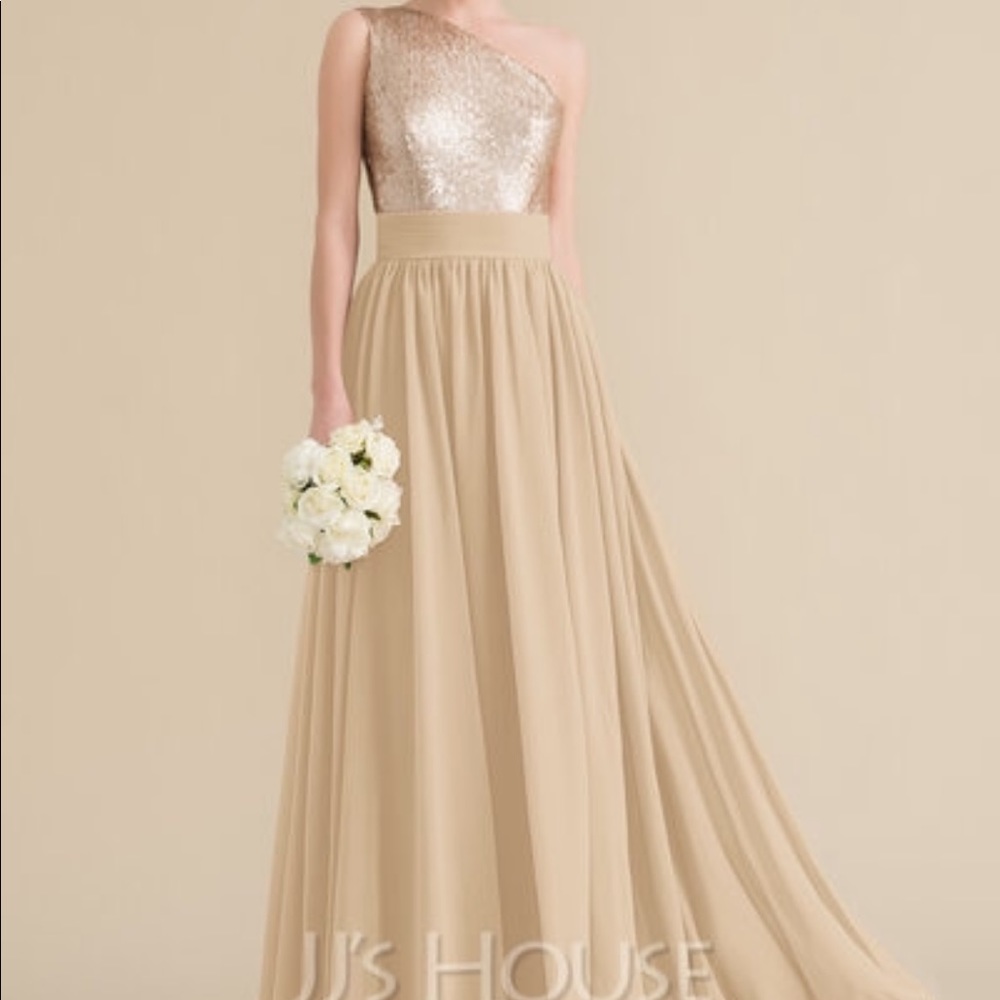 One Shoulder Formal Gown